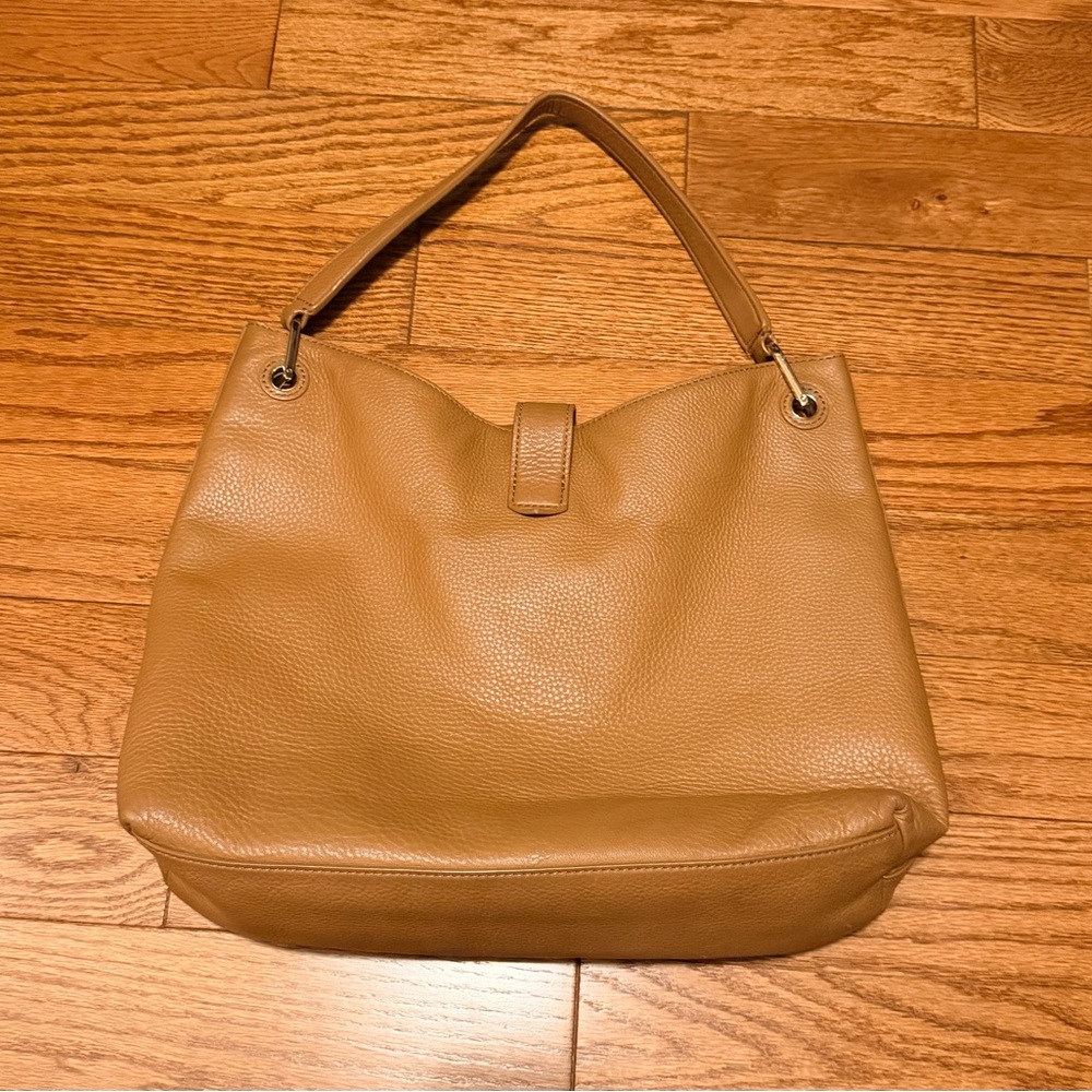 Tory Burch Tan Leather Shoulder Bag - Classic Tote - Picture 5 of 16